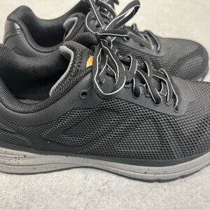 Brahma Kamden Men’s Size 7 Steel Toe Slip Resistant Work Shoes – Black Lace Up